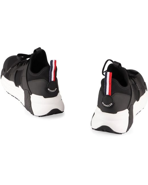 Moncler Black Lunarove Low-Top Sneakers for men
