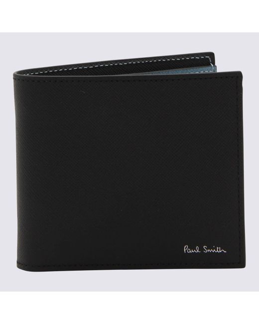 Paul Smith Black Multicolour Leather Wallet for men