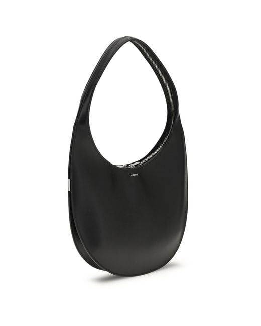 Coperni Black Swipe Medium Shoulder Bag Calf Leather Bos Taurus