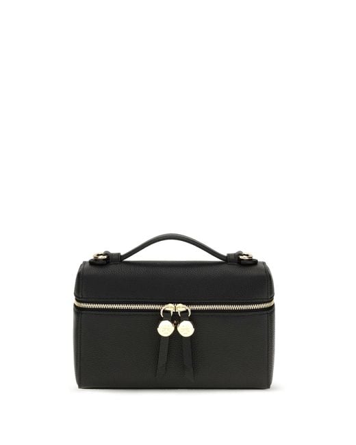 Tory Burch Black Top Handle Bag Romy Slim Calf Leather Shoulder