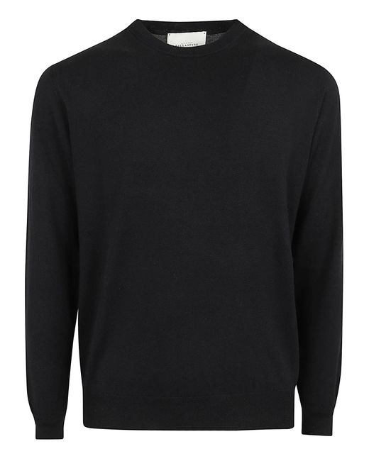 Ballantyne Black Round Neck Pullover Se Co Maglia for men