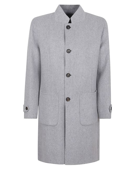 Eleventy Gray Light Cashmere And Wool Jacket for men
