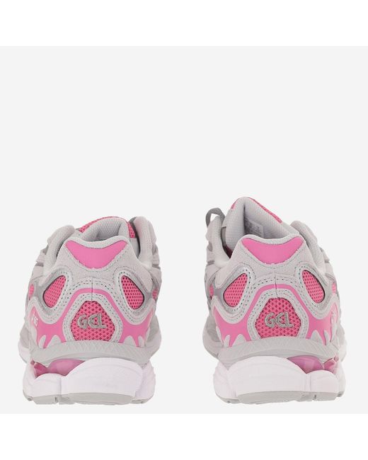 Asics Pink Sneakers Gel-Nyc Leather And Rubber Trainers