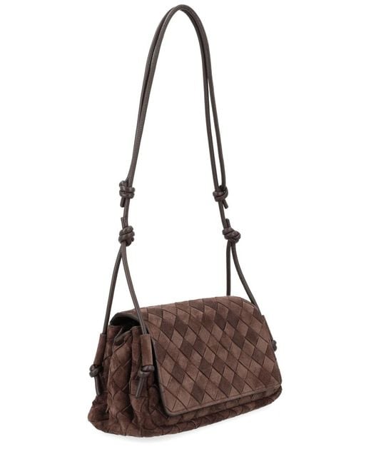 Bottega Veneta Brown Shoulder Bag Notturno Leather