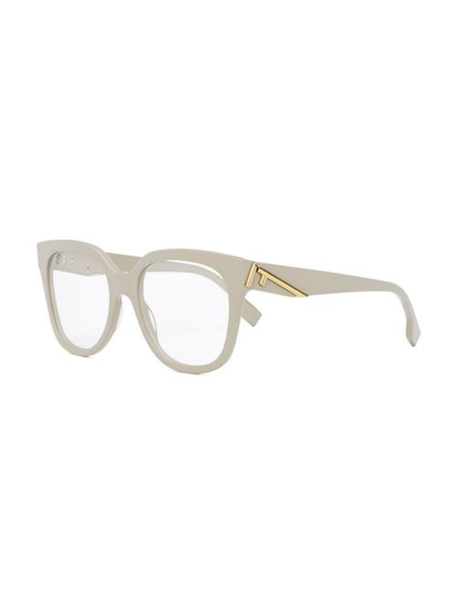 Fendi White Fe50064I 025 Glasses