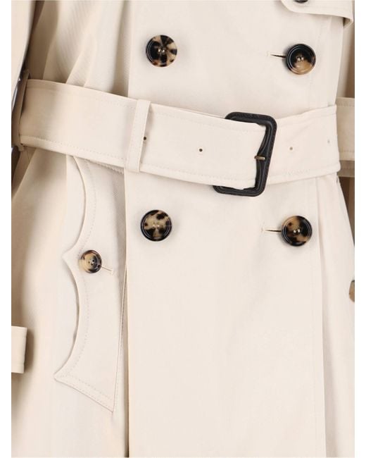 Burberry Natural Fitzrovia Double-Breasted Trench Coat