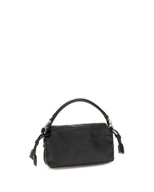 Fendi Black Small Baguette Soft Nappa Leather Handbag Upper: Lamb Ovis Aries Shoulder Bags