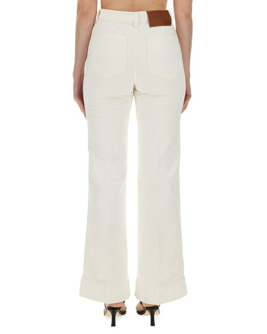 Victoria Beckham White Jeans "Alina"