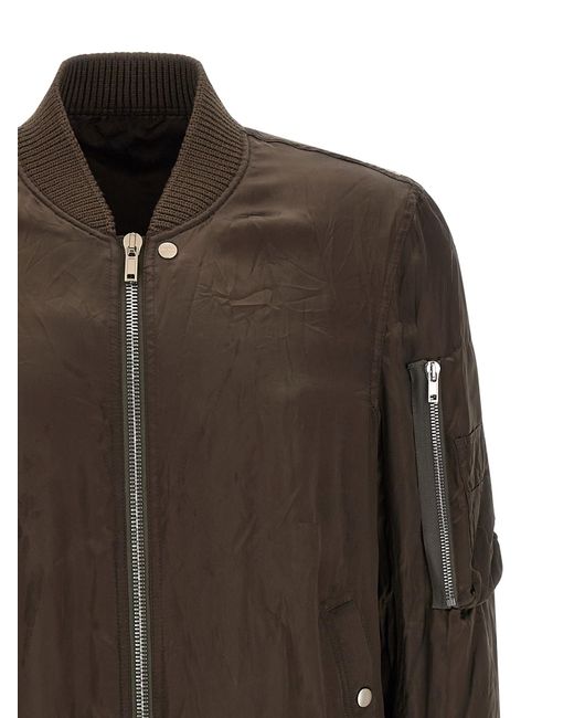 Rick Owens Brown Copper Bomber Clothing for men