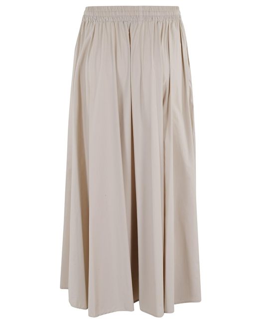 Herno Brown Chantilly Flared Skirt