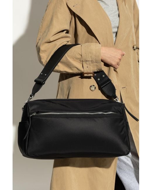 AMI Black Shoulder Bag