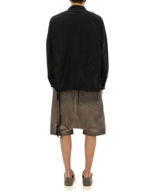 Rick Owens Black Jumbo" Outershirt for men