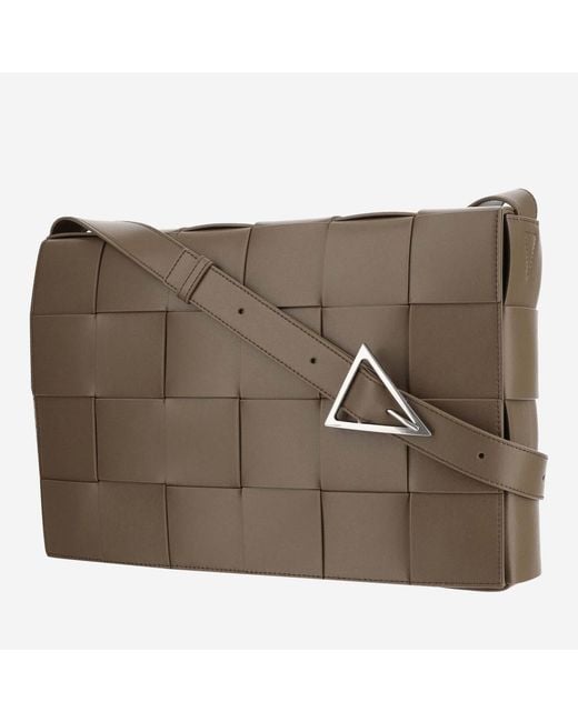 Bottega Veneta Brown Maxi Cassette Bag Leather Shoulder for men