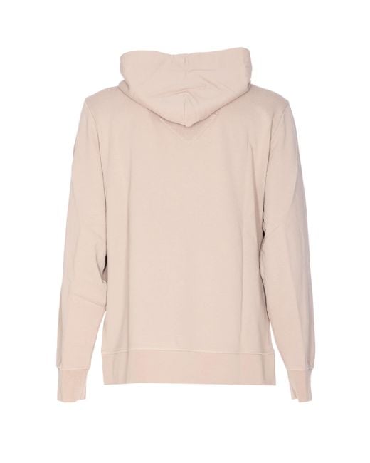 Canada Goose Natural Huron Logo Hoodie for men