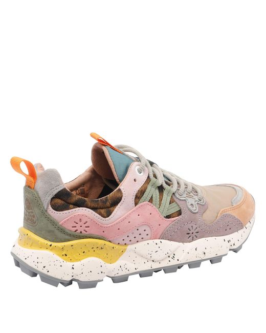 Flower Mountain Pink Yamano 3 Sneakers