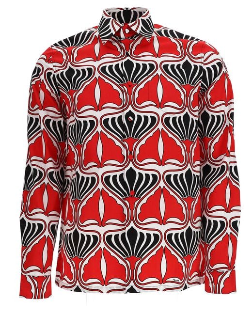 red prada shirt
