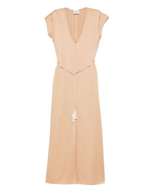 Forte_forte Natural Midi Dress
