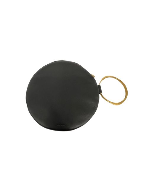 The Row Black Round Bracelet Clutch