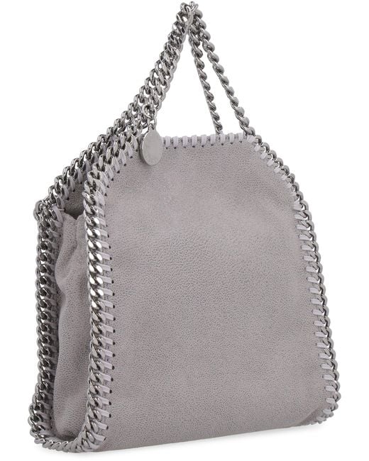 Stella McCartney Gray Mini Tote Bag Falabella Polyester