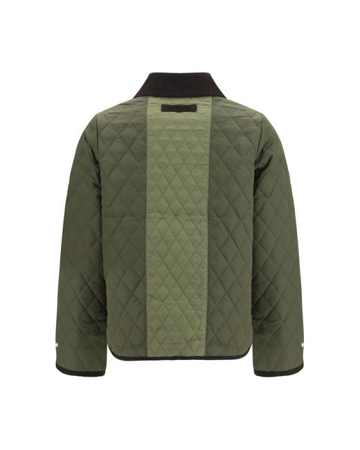 Barbour Green Ainsdale Quilted Jacket Polyester