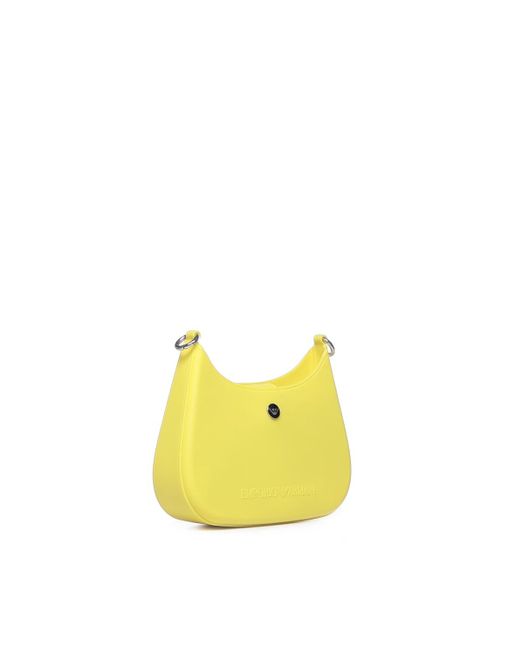 Emporio Armani Yellow Gummy Bag Gummy Bag Hobo Bag