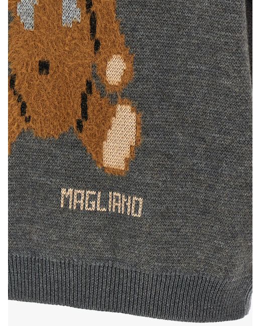 Magliano Black Wool Sweatshirt Clothing for men