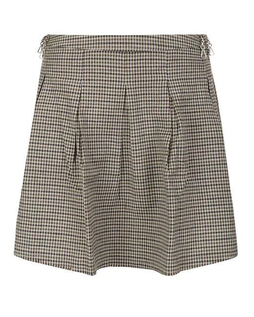 Our Legacy Gray Object Skirt