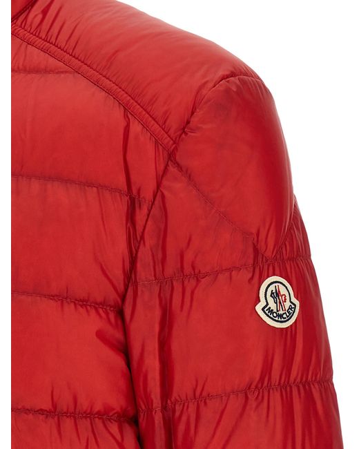 Moncler Red Selves Down Jacket for men