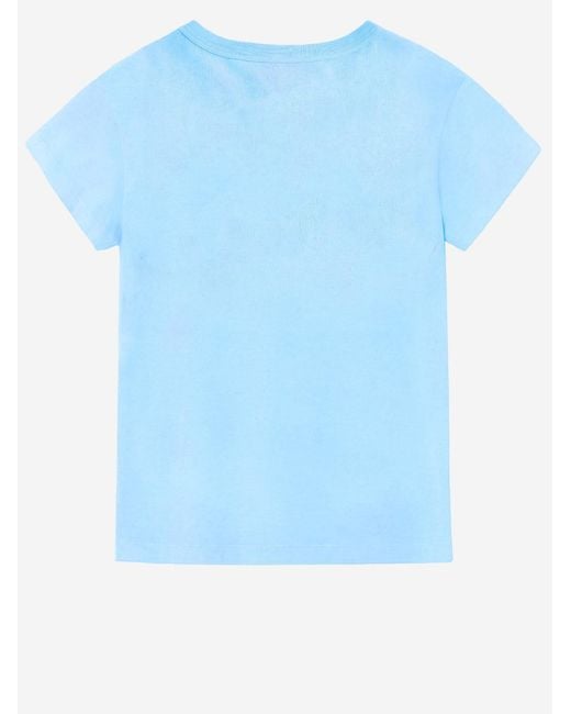 Just Cavalli Blue Cotton T-Shirt T-Shirts & Jerseys
