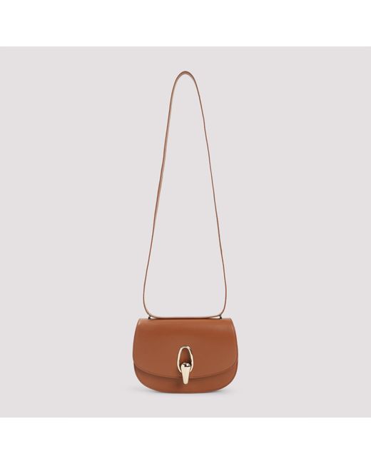 Giorgio Armani White Calf Leather Shoulder Bag