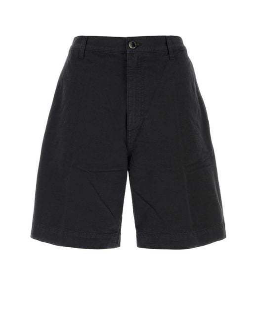 Nine:inthe:morning Blue Midnight Cotton Otto Bermuda Shorts for men