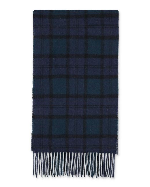 Barbour Blue Scarf Check for men