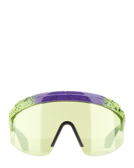 Gucci Yellow Sunglasses Mask Frame