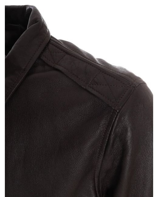 Schott Nyc Black Leather Jacket for men