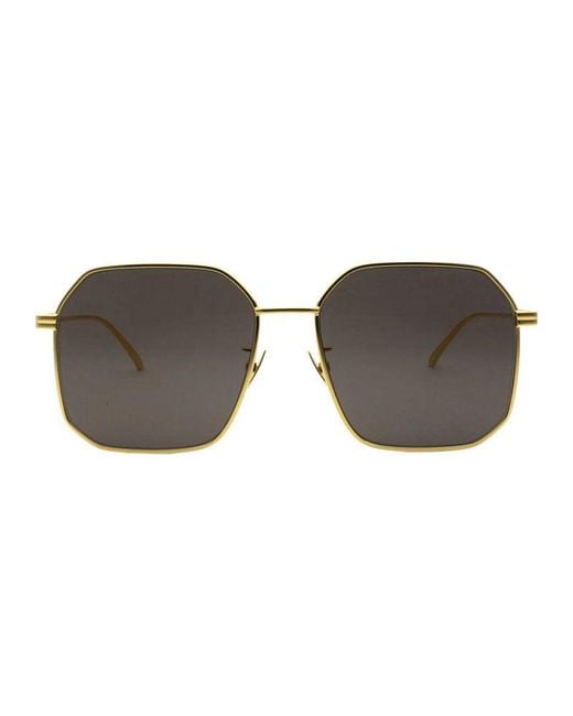 Bottega Veneta Black Sunglasses Square Full Rim, Frame And Lens Bv1108Sa001 Default Title
