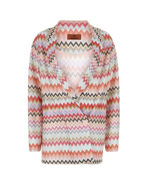 Missoni Pink Jackets And Vests