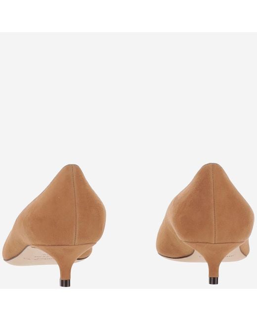 Jimmy Choo Brown Amelia Suede Pumps