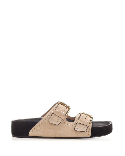 Isabel Marant White Lennyo Sandals