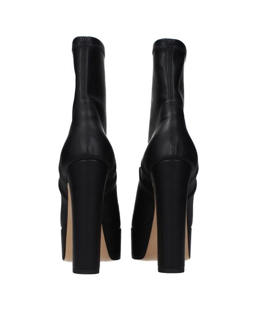 Casadei Black Boots Eco Leather