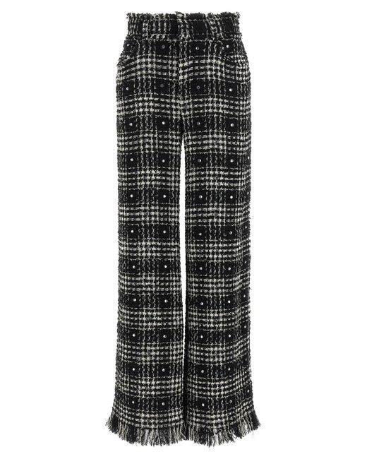 GIUSEPPE DI MORABITO Black Prince Of Wales Pants
