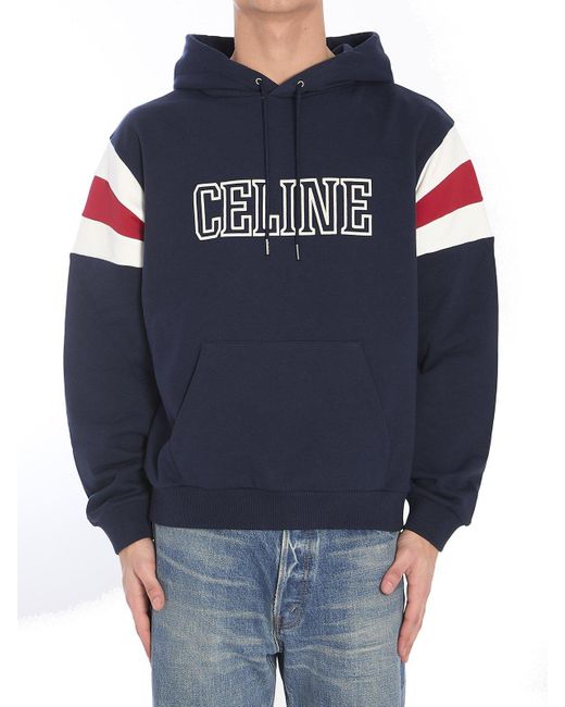 Céline Blue Hoodie for men