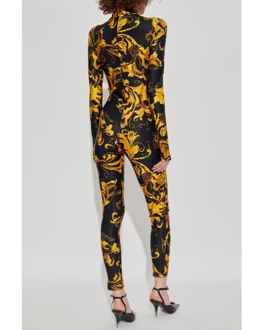 Versace Jeans Couture Multicolor Fitted Jumpsuit