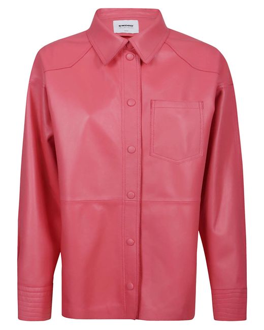 S.w.o.r.d 6.6.44 Pink Leather Jacket