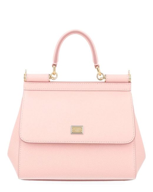 Dolce & Gabbana Pink Bag Sicily Medium