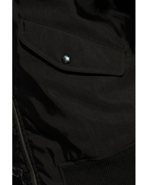 Saint Laurent Black Zip-up Bomber Jacket for men