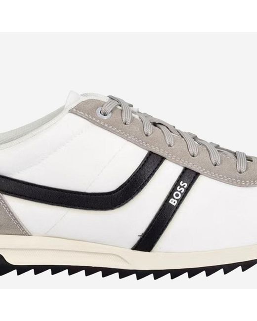 Boss White Sneakers Zayn Trainers for men