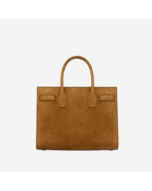 Saint Laurent Brown Suede Bag Shoulder