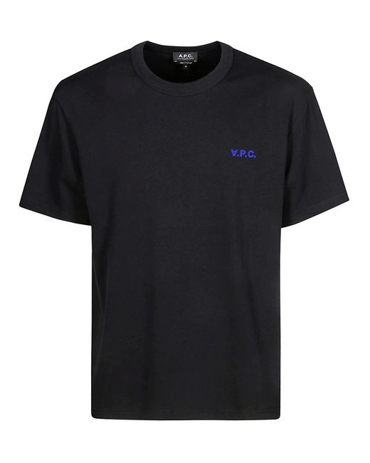 A.P.C. Black T-Shirts for men