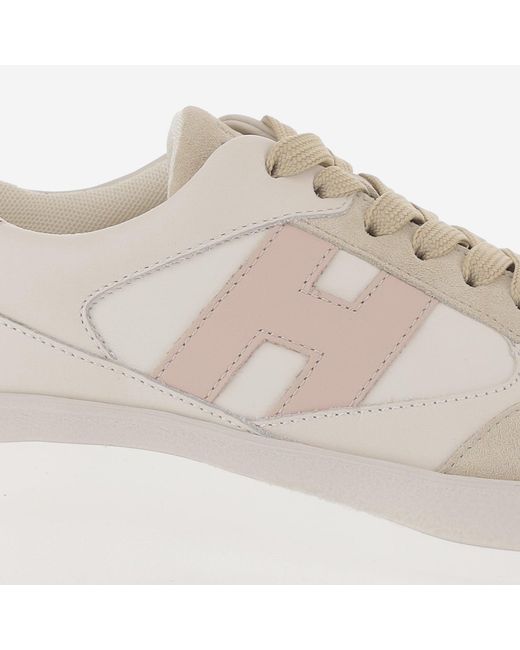 Hogan Multicolor Sneakers Maxi Leather-Suede Leather And Suede Trainers