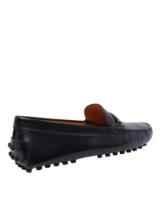Tod's Black Flat Shoes